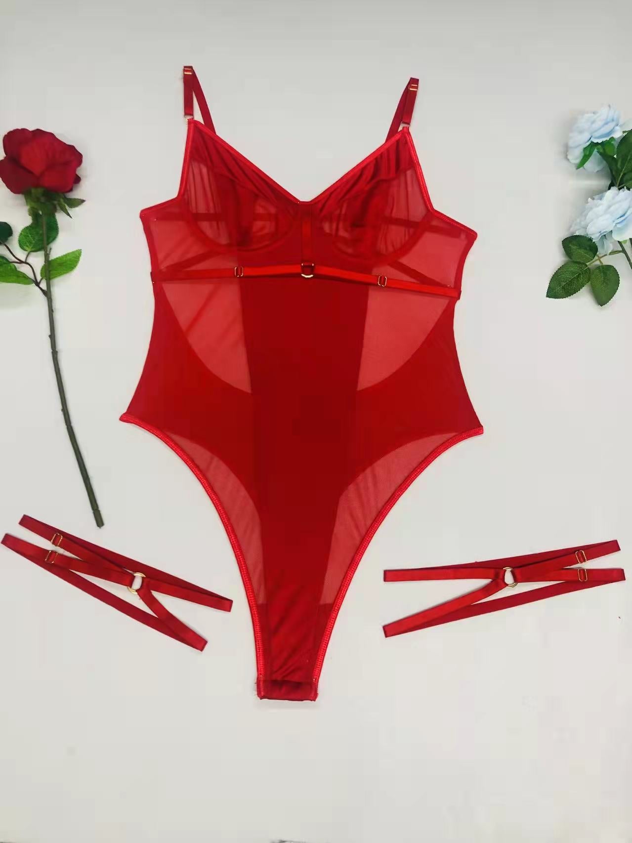 Natasha Mesh Sexy Bodysuit